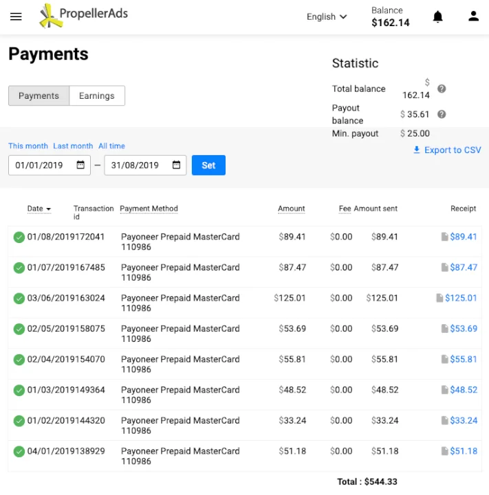 PropellerAds Avis + Preuve de Paiements | Gagner de l’Argent avec un Blog Revenu-Mensuel Revenu-Mensuel PropellerAds Avis + Preuve de Paiements | Gagner de l’Argent avec un Blog