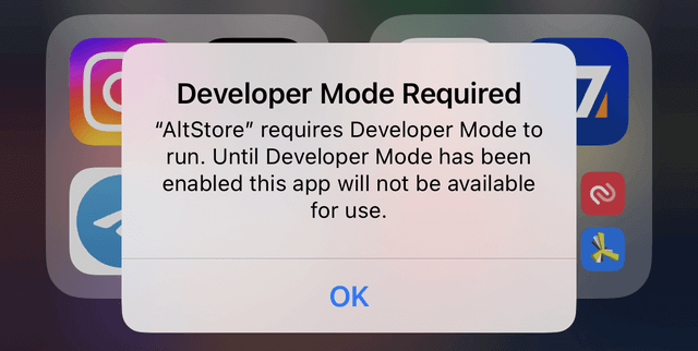 Activer-Mode-Developpeur-pour-AltStore Comment Télécharger & Installer AltStore sur iOS 16 sans Jailbreak