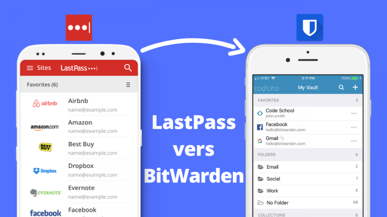 LastPass vers BitWarden
