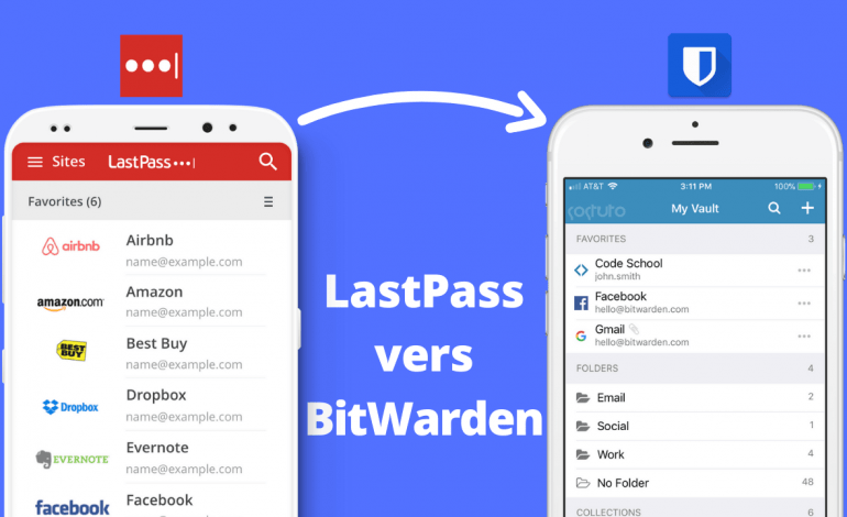LastPass vers BitWarden