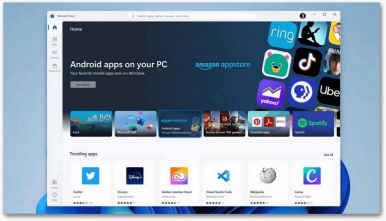 Les Applications Android Sont Désormais Disponibles sur Windows 11