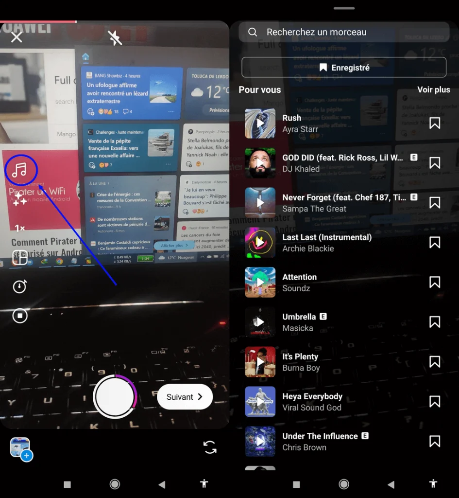 Instagram-Story-945x1024 Top 8 Applis Pour Ajouter De La Musique Sur Une Vidéo pour iPhone & Android