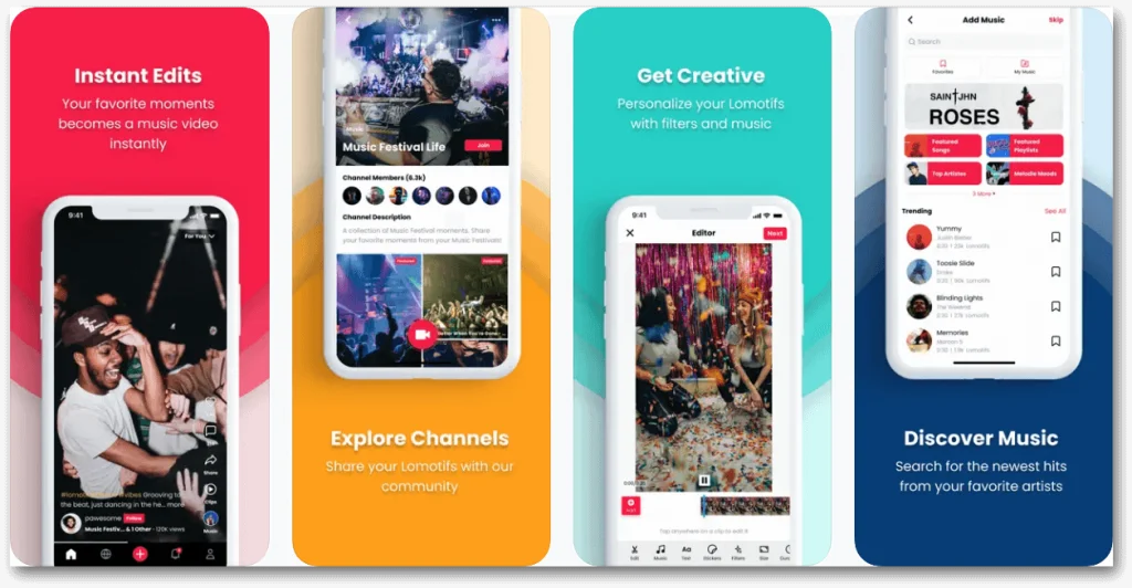 Lomotif-Mettre-Music-sur-Video-1024x532 Top 8 Applis Pour Ajouter De La Musique Sur Une Vidéo pour iPhone & Android