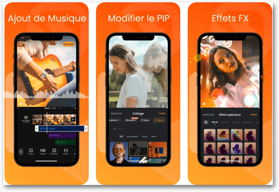 ViVaVideo-Mettre-Music-sur-Video Top 8 Applis Pour Ajouter De La Musique Sur Une Vidéo pour iPhone & Android