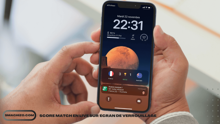 Avoir Le Score en Direct d&rsquo;un Match Sur L’Écran de Verrouillage de l’iPhone